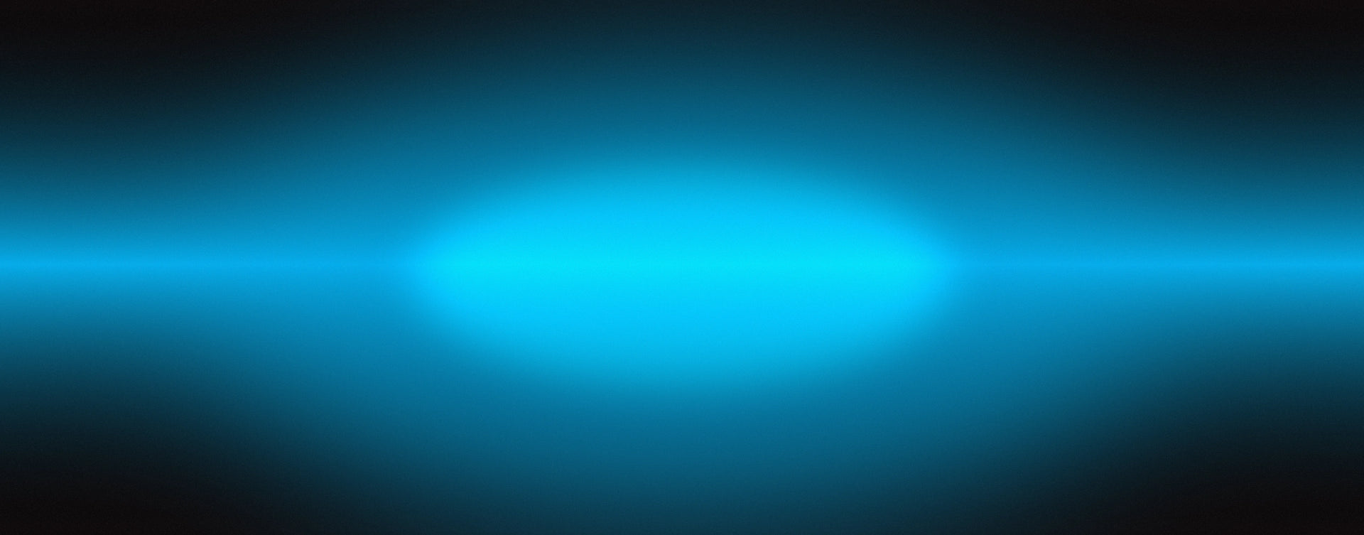A glowing blue oval light effect with horizontal bright streaks on a dark background.